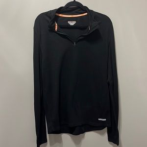 Omni Wool Men’s Quarter Zip Pullover w/ Thumbholes XL, Smoke-Free Home